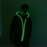 Neon Beleuchtung Jacket - grün