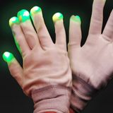 LED-Handschuhe - weiß
