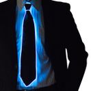 Blauer Neon Krawatte