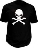 Elektrolumineszenz-Shirts - Piraten