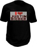 Justin Bieber T-shirt- LED