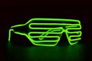 Neon Waffel Gläser - grün