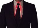 Roter Neon Krawatte
